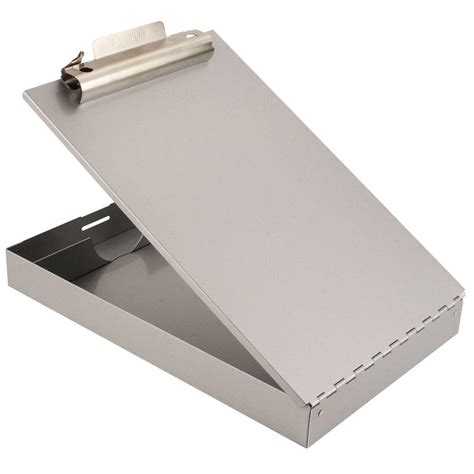 metal clip board box|small metal clipboard with storage.